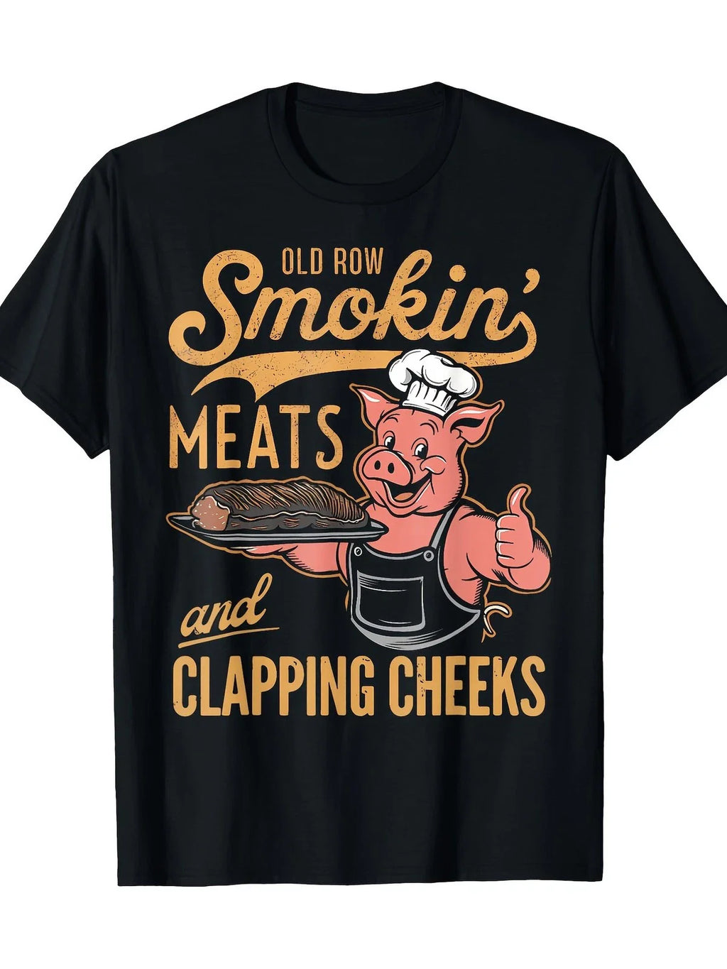 Smoking Meats Clapping Cheeks Funny Shirt For Grilling