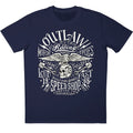 Skull Biker T-Shirt Motorcycle Wings Outlaw Vintage Gothic Graphic Racing Tee