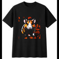 Graphic Syrian Hamster in Autumn Mens T-Shirt Cute Kawaii Adorable Novelty Top