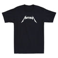 Autism Skeleton Meme Metal Rock Funny Parody Vintage Men's Short Sleeve T-Shirt