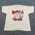 Vintage 1989 Funny Lazy Couch Potato Sports Shirt XL 23x27 Jocks of America