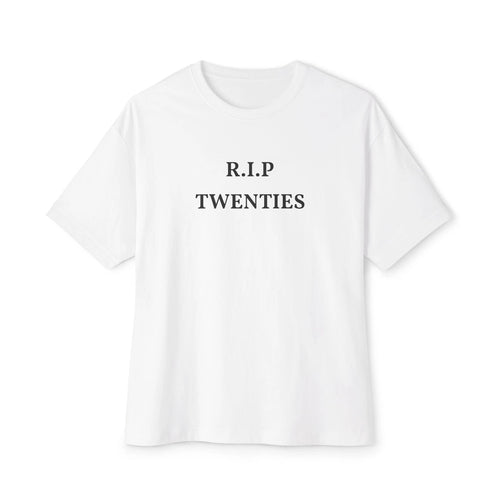 'Rip Twenties' Unisex Oversized Boxy Tee