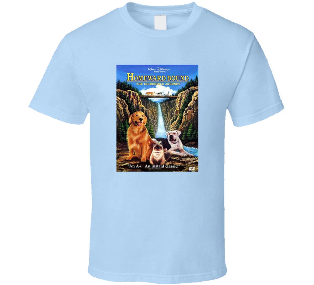 Homeward Bound Movie T Shirt 1993 Family Adventure Film T Shirt