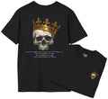 King Skull Unisex T-Shirt, Edgy Graphic Tee, Alternative Fashion Shirt, Urban