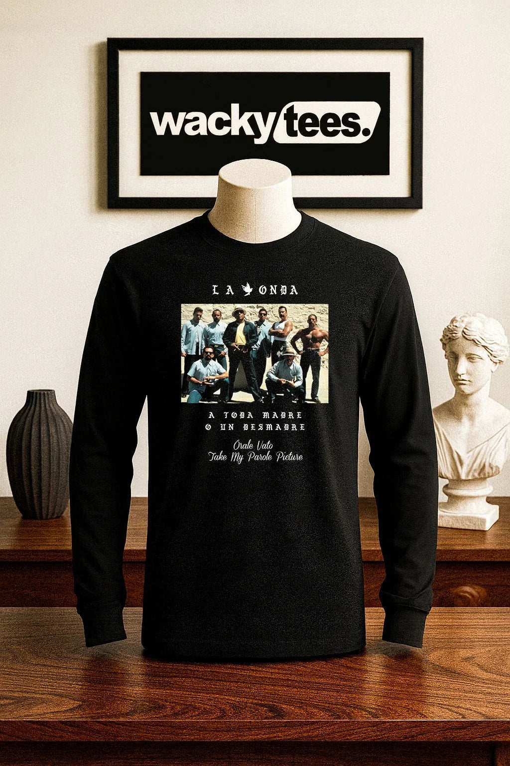 Vatos Locos Blood In Blood Out La Onda Parole Picture Popeye Style Graphic Shirt