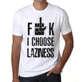 ULTRABASIC Homme Tee-Shirt F**k Je Choisis La Paresse F**k I Choose Laziness