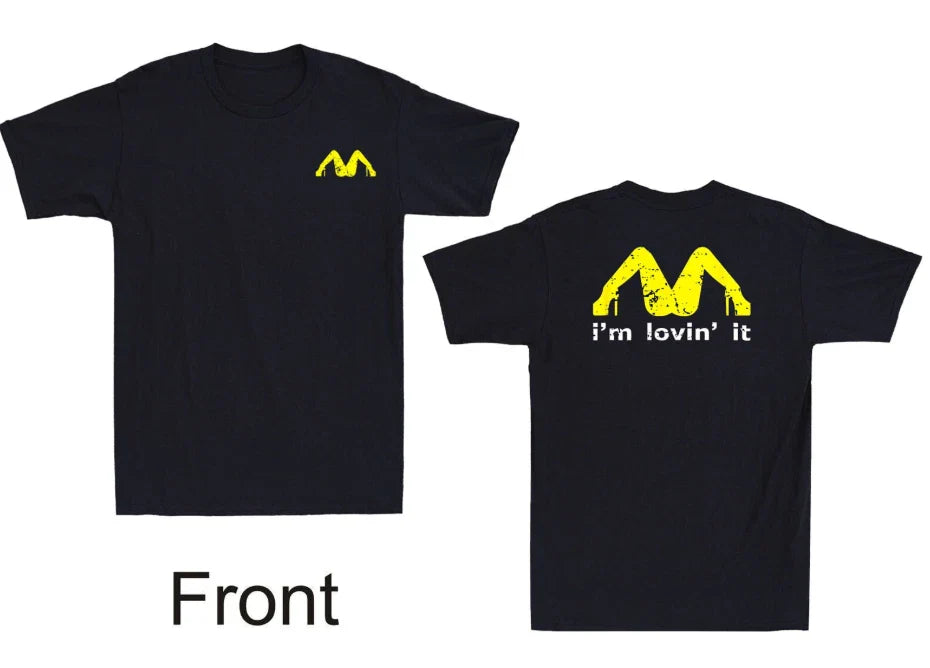 I'm Lovin' It Funny Graphic Humor Quote Joke Vintage Men's ShortT tshirt