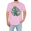 Monstera Leaf Mens T-Shirt Stylish Tropical Nature Lover Birthday Gift