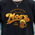 Moe's Bar Logo T-shirt | Springfield Pub Retro Beer Design Tee, Bar Shirt