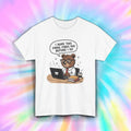 Funny Work Email Bear Shirt Sarcastic Office Humor Graphic Tee S-5XL