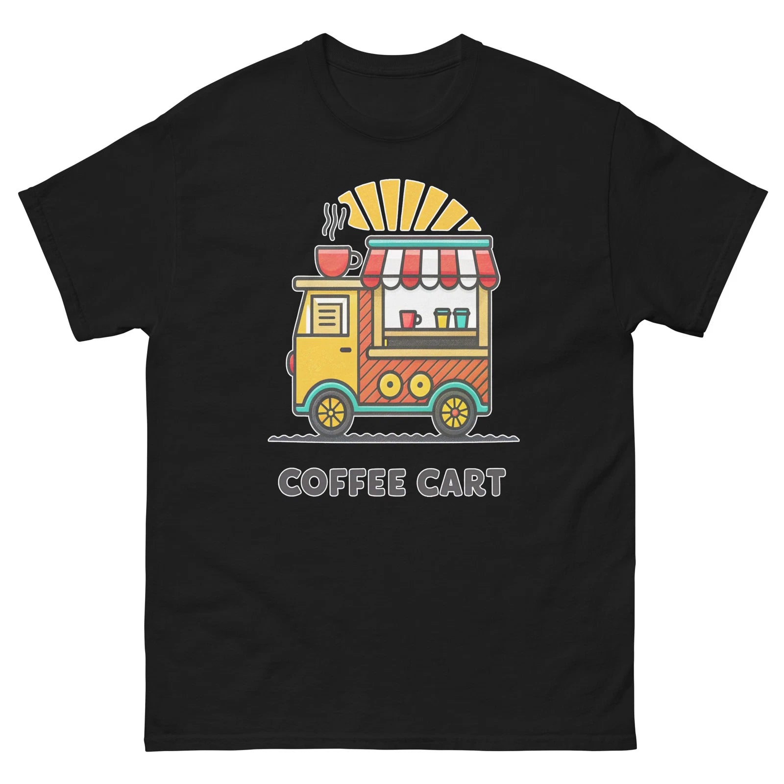 Coffee Cart Object Place Item Urban T-Shirt