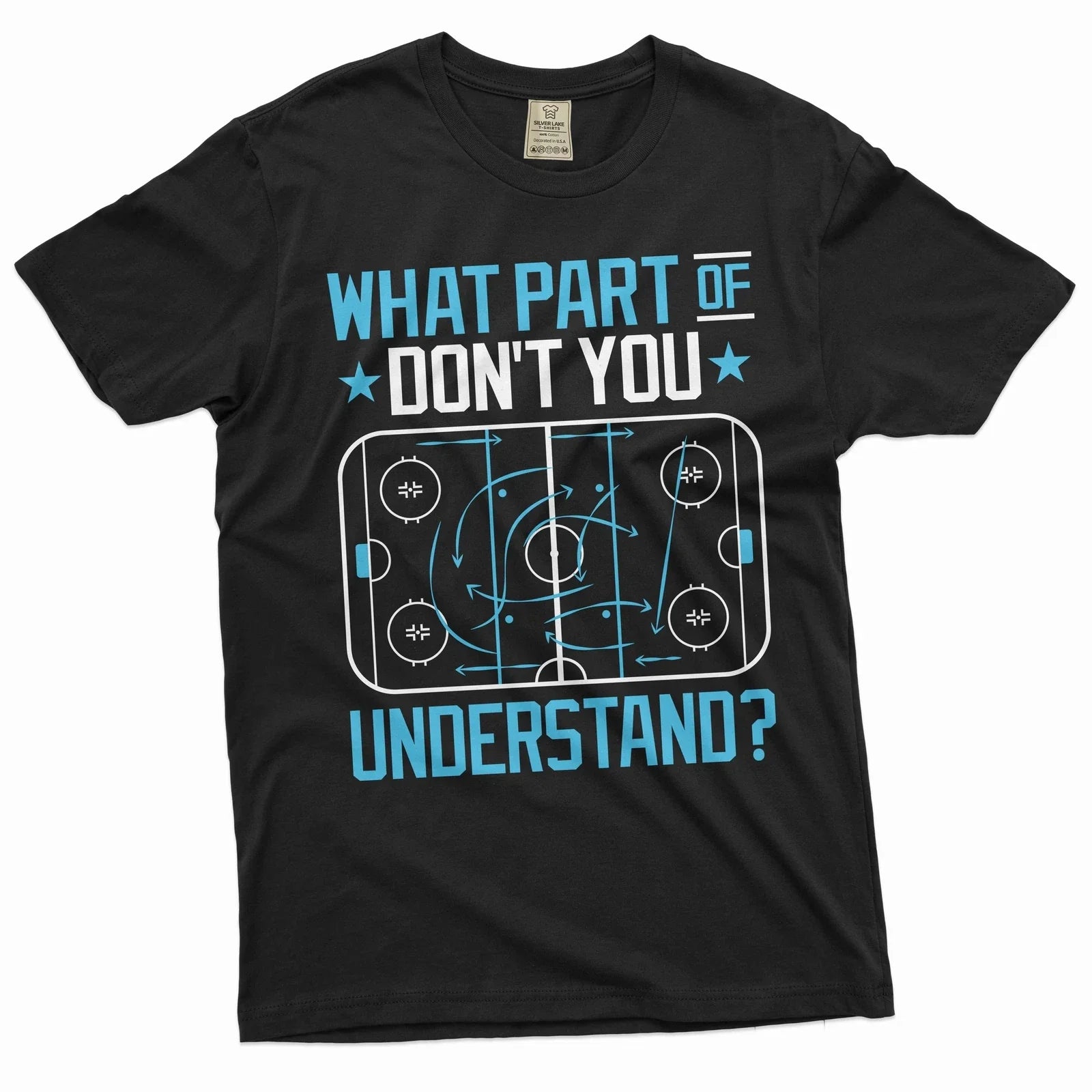 Men's ice Hockey Funny T-Shirt Sports Hobby Hockey Player Sarcastic Tee Shirt