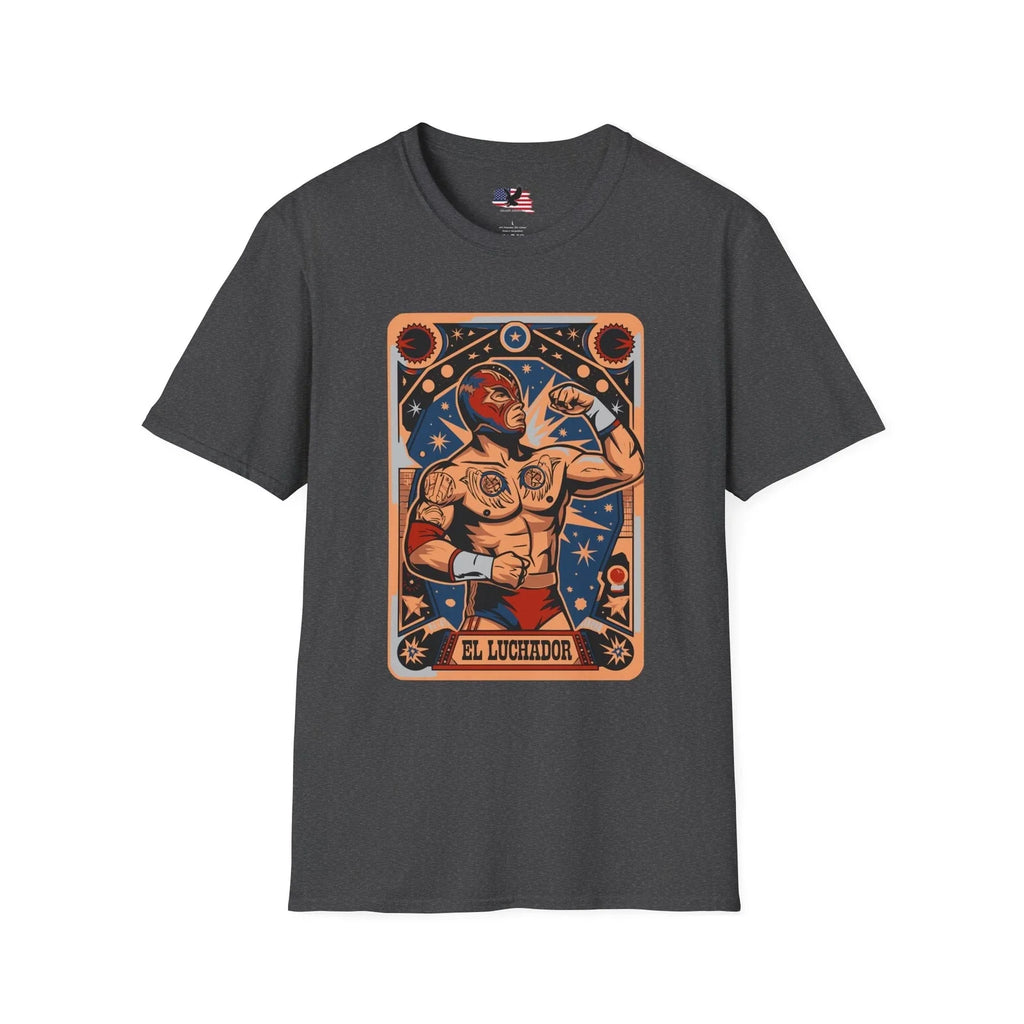 EL LUCHADOR CINCO DE MAYO Humour  Unisex T-Shirt - by Valiant American