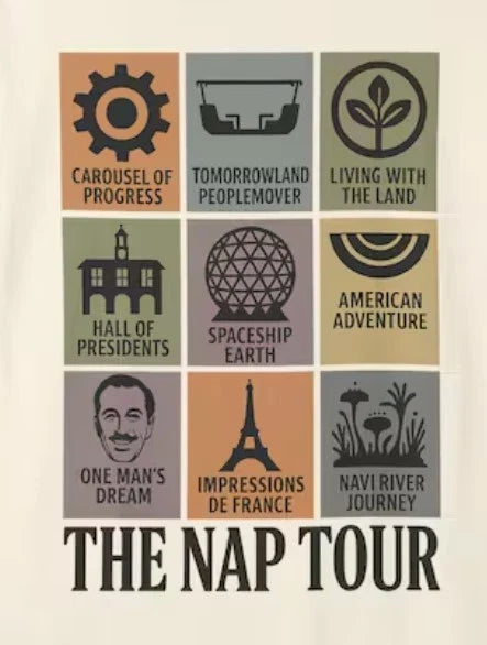 THE NAP TOUR -  Parks Dad Joke T-Shirt