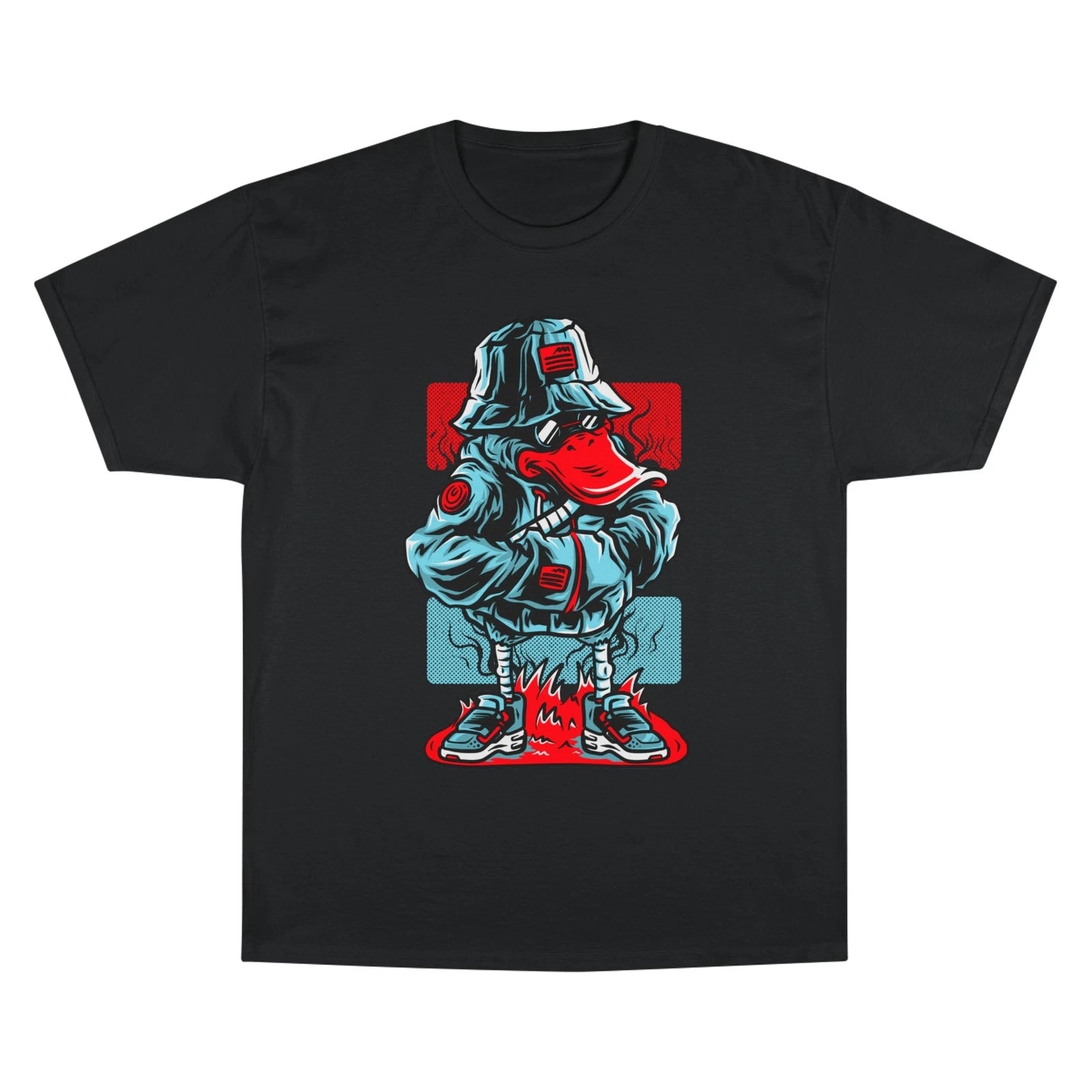 Streetwear Duck Trippy Champion T-Shirt
