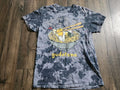 Adult S GUDETAMA Lazy Egg Ramen Bowl Kanji T Shirt Sanario Tie Dye