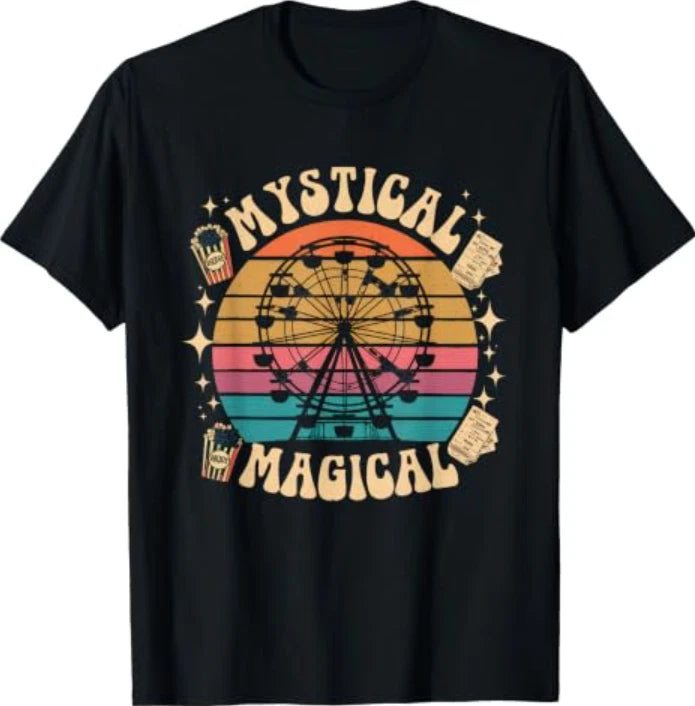 Mystical Magical Tshirt Retro Aesthetic Space Gift T-Shirt