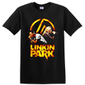 Linkin Park T Shirt Rock Band Singers Microphone Graphic Concert Music Art Tee