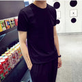 Oversized Men's TShirt Casual Style Breathable Fabric for Warm Weather