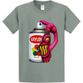 NEW Art Society GRAFFITI MONSTER STONE GREEN Tee Shirt SMALL-4XLARGE MADE IN USA