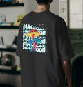 Unisex Slim Fit T-Shirt -  Magical Mushroom Original Student Summer Crewneck