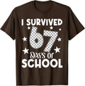 Design Funny Survived Meme Six Seven School Funny Unisex T-Shirt