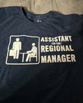 The Office: Assistant to The Regional Manager Tshirt Size 2x Blue Short Sleeve