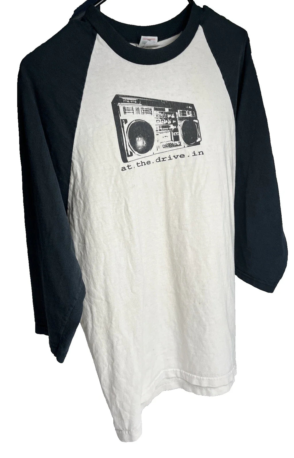Vintage 2000s At The Drive-In Band T Shirt Medium Extremely Rare Baseball Sleeve