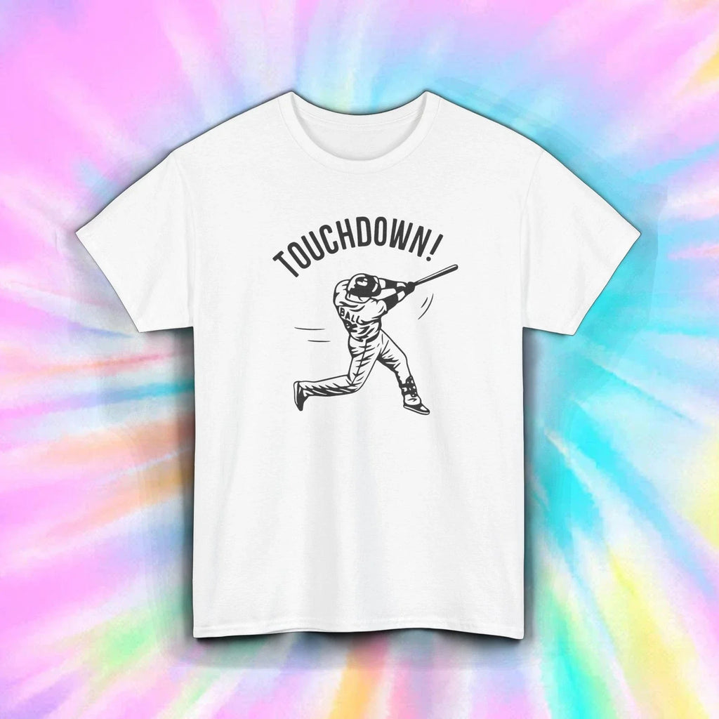Touchdown Baseball Shirt Funny Sports Fail Sarcasm Joke Gift Tee S-5XL