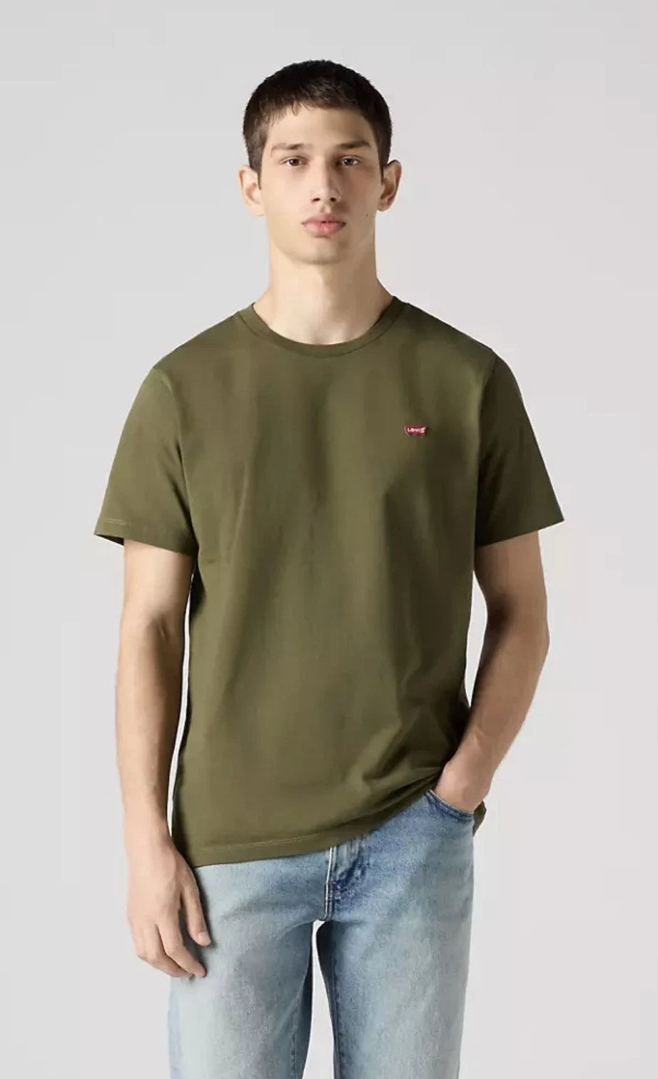 BNWT Men’s Levi’s Original Short Sleeve  Housemark Crew Neck Tee - Green - Large
