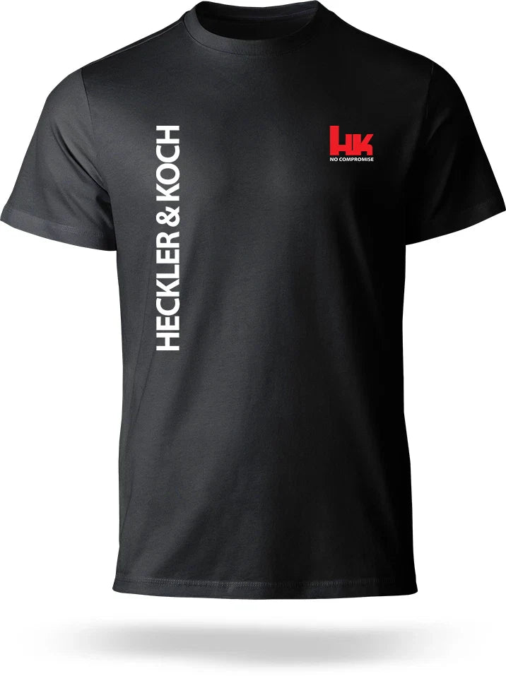 Heckler & Koch HK No compromise Logo Funny T Shirt Made in USA Size S-5XL