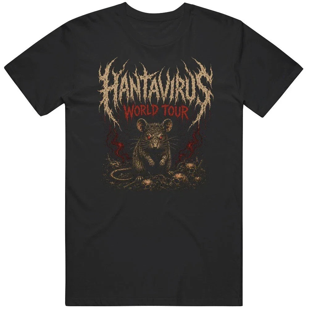 NEW! HantaVirus World Tour Funny Gag Meme Viral Gift T Shirt, size S-5XL