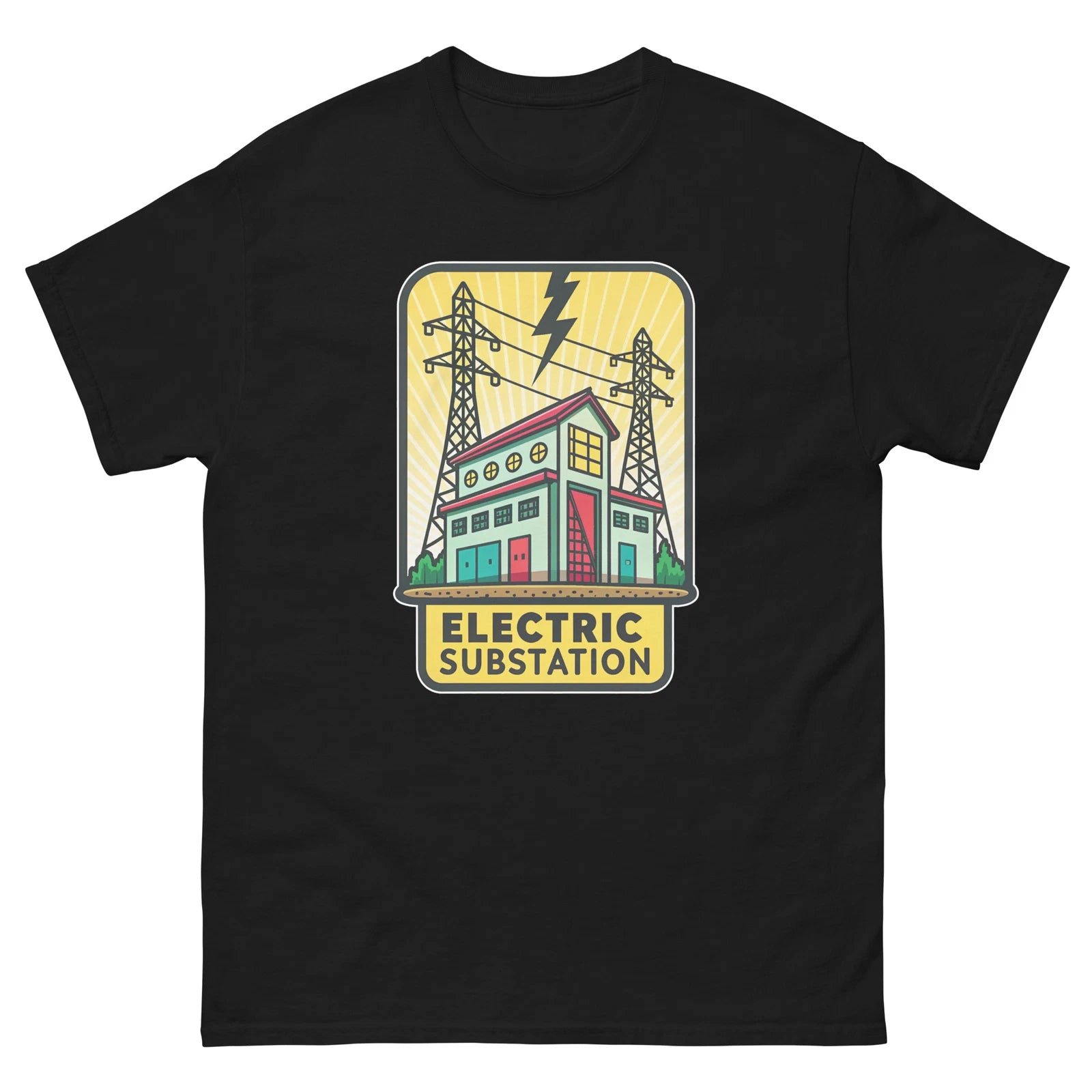Electric Substation Object Place Item Urban T-Shirt