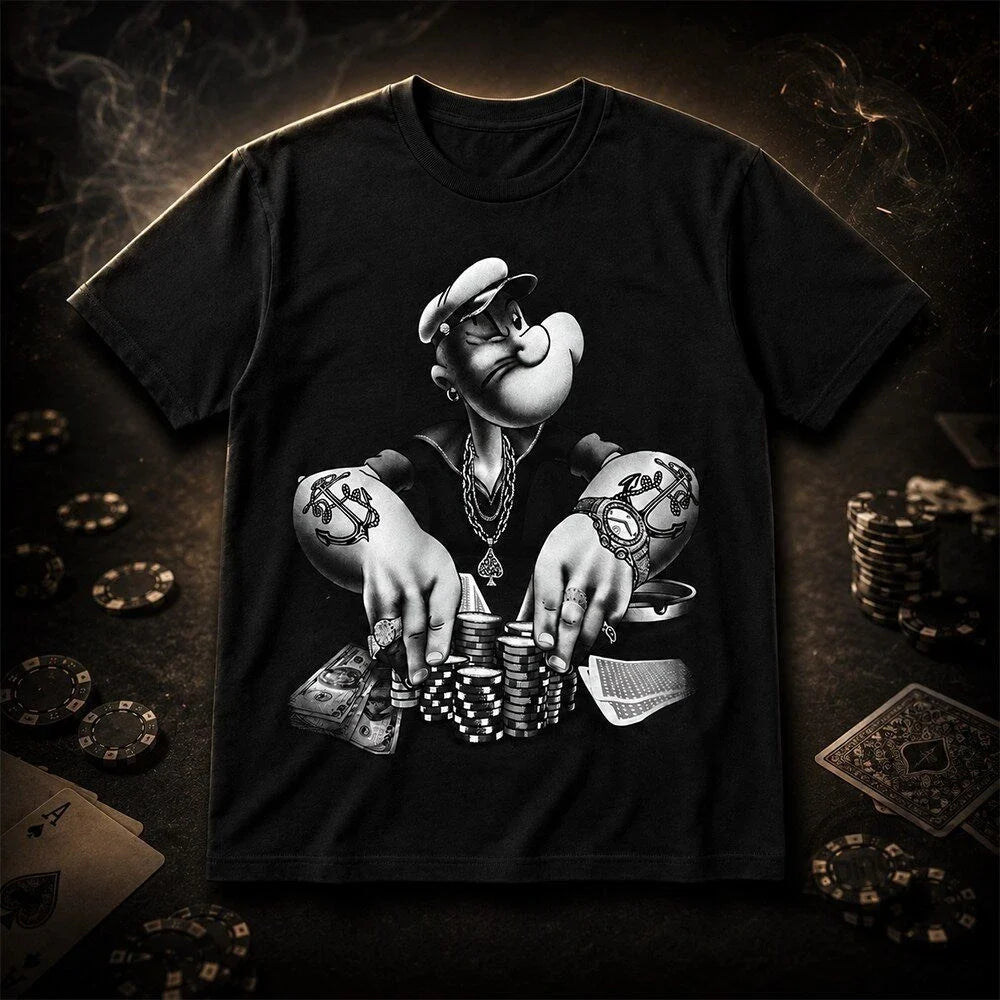 Michael Jackson Popeyes Poker Pimp Shirt S-5XL