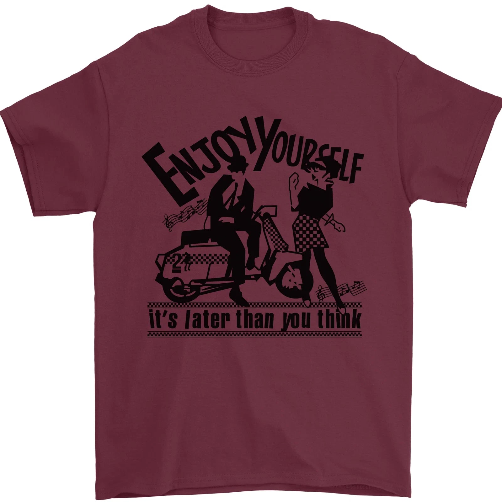 2Tone Enjoy Yourself 2 Tone SKA Music Mens T-Shirt 100% Cotton