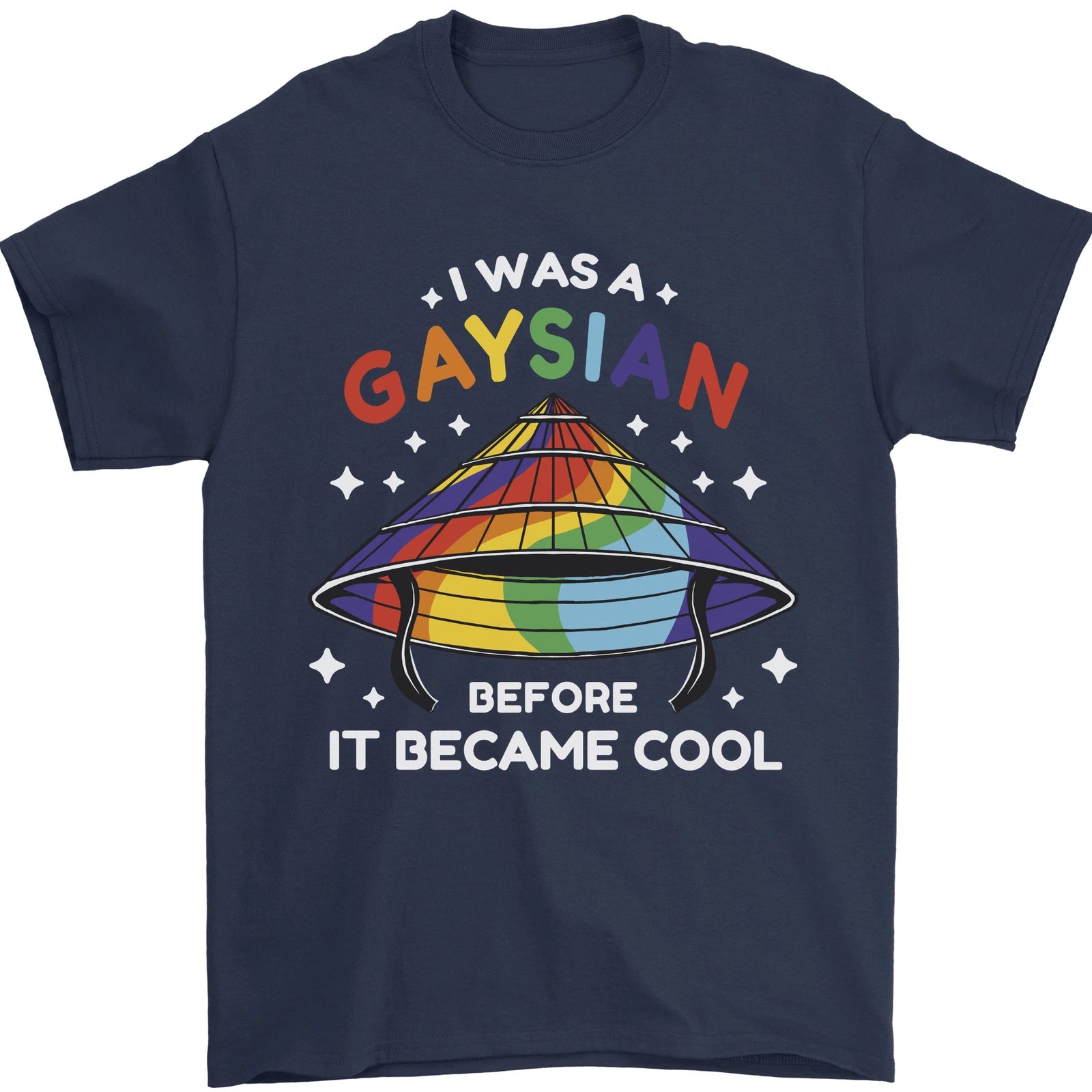 LGBT I Was a Gaysian Before it Came Cool Mens T-Shirt 100% Cotton