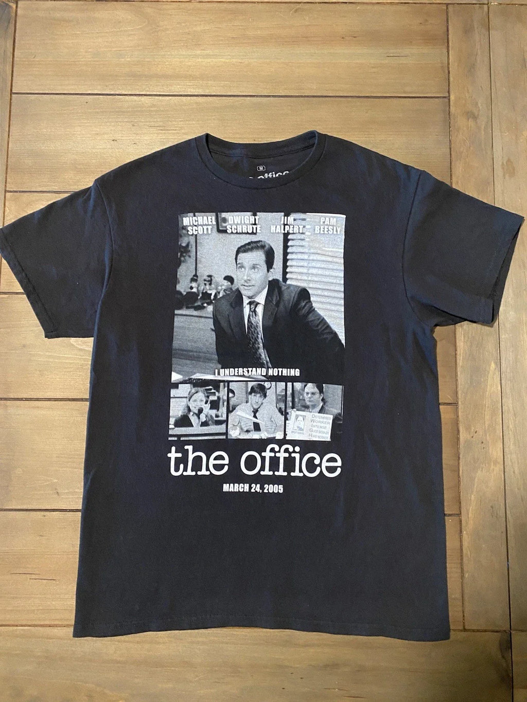 The Office Premier Day T Shirt  March 24 2005 Black Size Medium Swag TV Merch