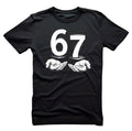 Six Seven 67 Kids Teen Boys Men 6-7 Meme Hands Funny T-Shirt, Unisex