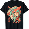 Anime Manga Cyberpunk Aesthetic Techwear Harajuku Mecha T-Shirt