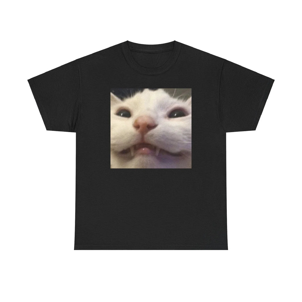 Cute Cat Unisex Male or Female Cotton Tee Funny Shirt, Parody, Gift, Meme