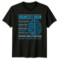 Engineers Brain Problem Solving Function T-Shirt Mechanical Engineering