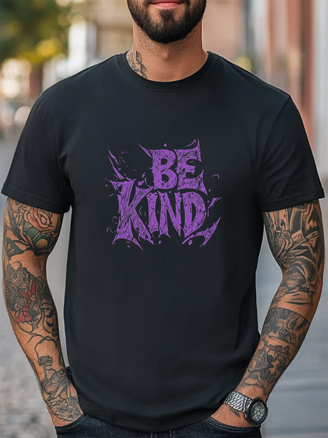 Be Kind Graphic Art Unisex T-Shirt Women Men Trendy Tee Fashion Casual T-shirt