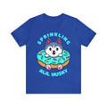 Sprinkling Alil Husky Cute Funny Custom Graphic Design Unisex Jersey Tee