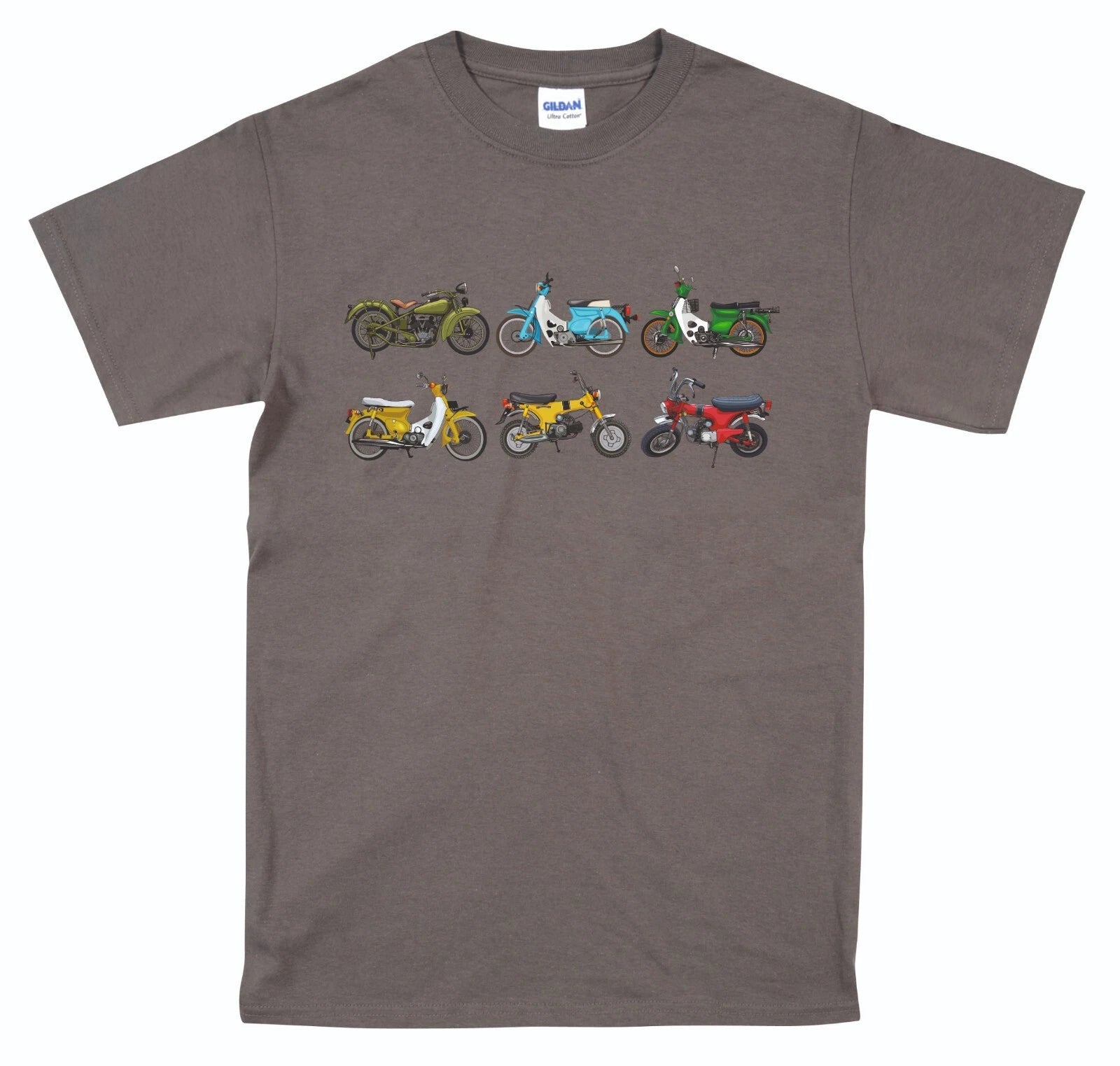 Vintage Biker Honda Moped Monkey Bike Classic T Shirts Retro Kool