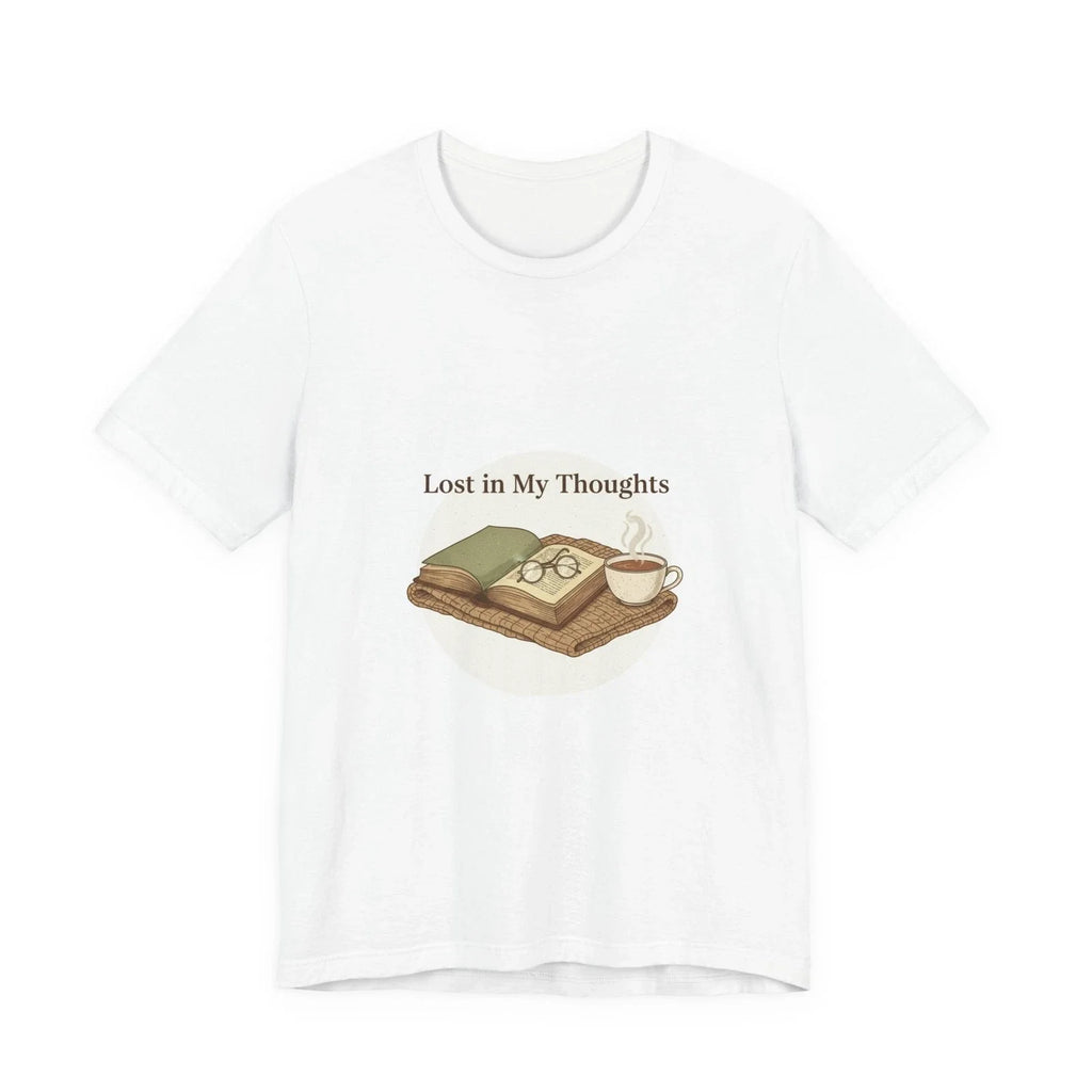 Lost in My Thoughts Tee | Book Lover Shirt, Literary Typewriter Style