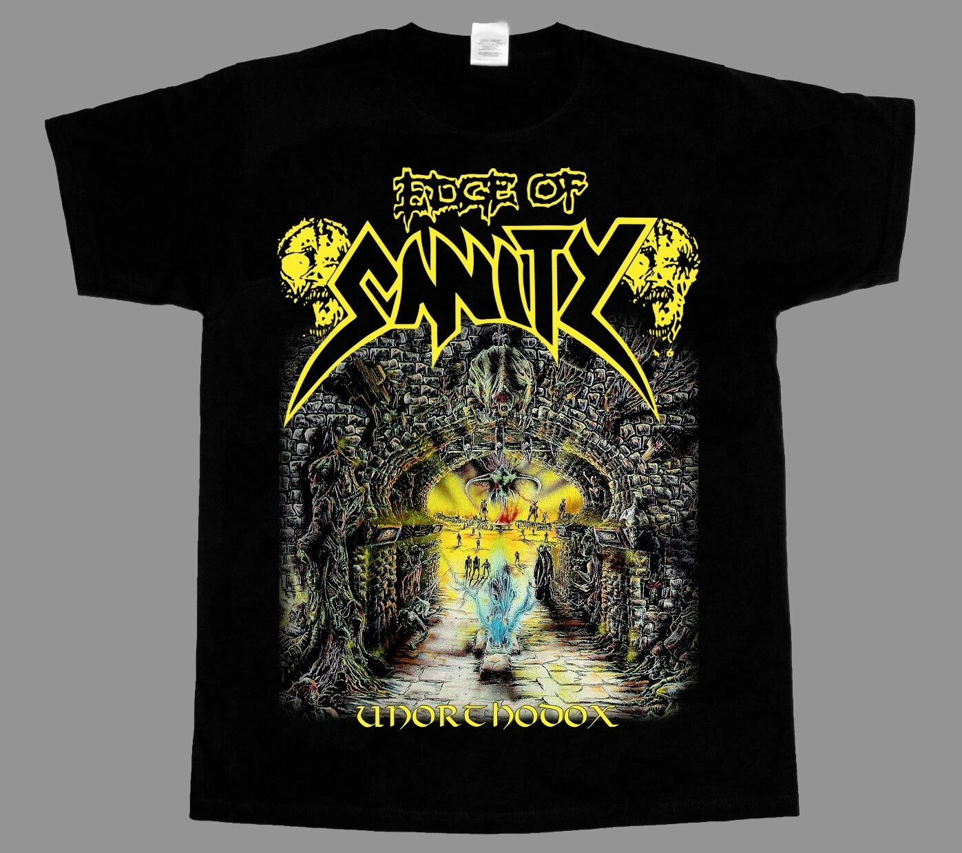 EDGE OF SANITY UNORTHODOX NEW BLACK SHORT/LONG SLEEVE T-SHIRT S-5XL