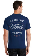 Ford T-shirt Mens Graphic Tees Ford Mustang Trucks Parts Accessories Front Back