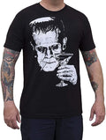 NWT Lowbrow Art Company Mens MONSTER MARTINI Tee Shirt BLACK SM-2XL MADE IN USA