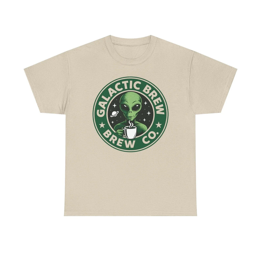 Galactic Brew Alien Coffee Logo Tee | Space Coffee Shirt