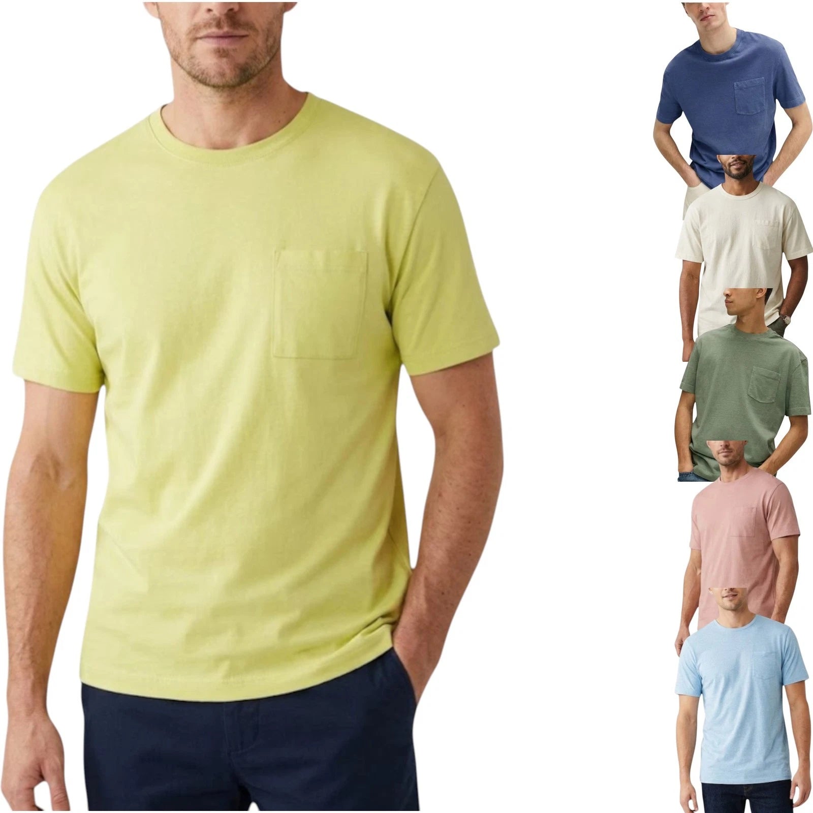 M&S Mens T Shirts Relax Fit Short Sleeve Pure Cotton Garment Dyed Oversized Top